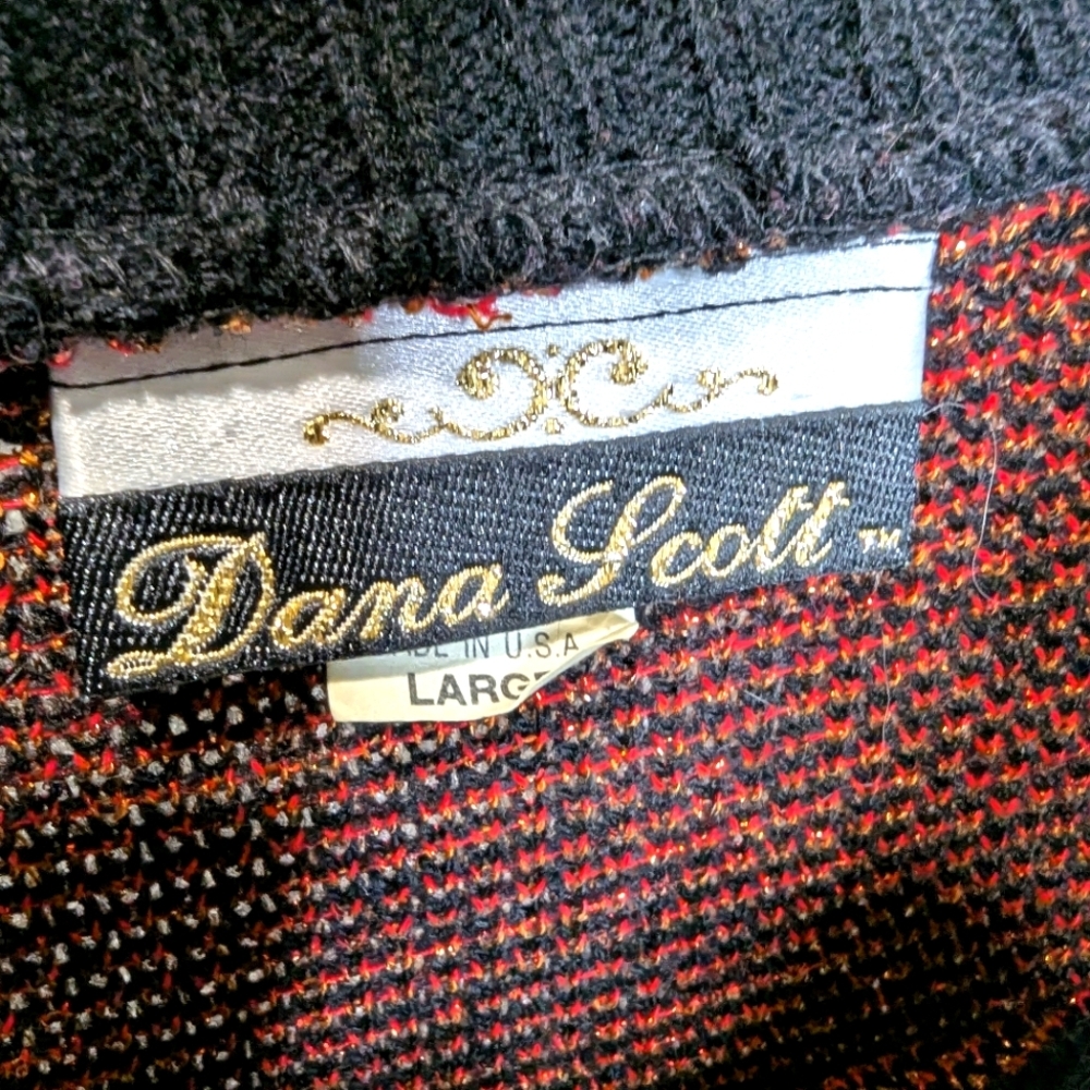 Vintage 80's Oversized Dana Scott Sweater - Picture 3 of 7